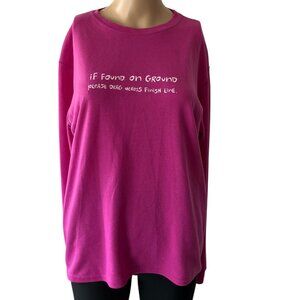 One More Mile Wick-Lite Size L Funny Athletic Running Top